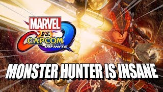 MONSTER HUNTER IS INSANE - Marvel Vs. Capcom Infinite: Online Matches