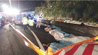台湾国道最惨重交通事故 32死12伤(林全_游览车)