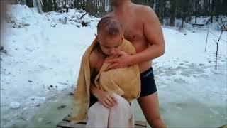 Купание на Крещение 2019  Смоленск | Детей заставили