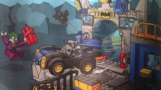 LEGO Batman Defend the Batcave Batman Joker Robin Figurines Batmobile Constructing 2 Toy Video