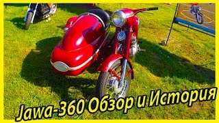 Jawa-360 с коляской Velorex 560. Лучшие советские ретро мотоциклы. Обзор Ява 360.