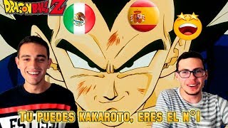ESPAÑOL Y LATINO REACCIONAN A GOKU ERES EL NUMERO 1 | DRAGON BALL LATINO | LATINO VS ESPAÑOL |