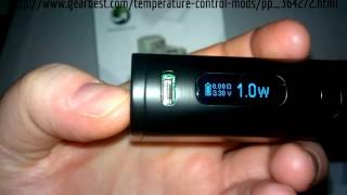 Eleaf iStick Pico 75W TC Box Mod  -  FULL BLACK from GearBest