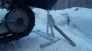 Подъёмник для снегохода. Снегоход Рысь.