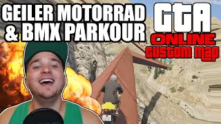 GEILER MOTORRAD & BMX PARKOUR ☆ GTA 5 Custom Map | GTA 5 Online | LPmitKev