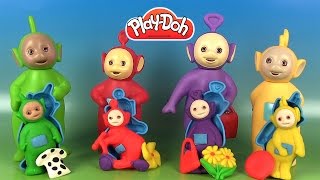 Teletubbies Play Doh Playset Pâte à modeler les Télétubbies Tinky-Winky, Po, Dipsy, Laa-Laa