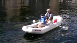 Saturn Inflatable Fishing Raft for 1-2 people. Only $499. Heavy-Duty materials, not a toy!