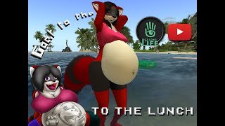 Goat at lunch -Second Life Vore-