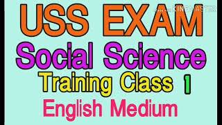 USS Exam, Social Science, Questions and Answers in English
