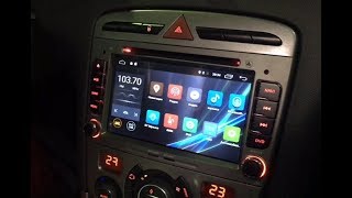 ПЕЖО 308. МАГНИТОЛА 2-DIN c АЛИЭКСПРЕСС. НАВИГАЦИЯ, КАМЕРЫ и много примочек.