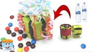 Крутые Поделки: Как Сделать Сладкий Арбуз (Бокс) из Пластиковых Бутылок