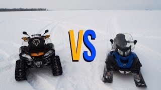 Сравнение снегохода Lynx 69 YETI 900 ACE и Гусениц Apache 360 LT Track System