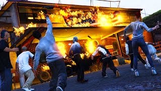 WIR BRENNEN STANDARTSKILLS HAUS AB ! - GTA 5 HIDE & SEEK