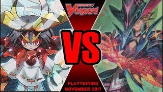 Tsukuyomi Vs Luard - Cardfight Vanguard Playtesting November 2017