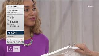 LOGO by Lori Goldstein Cotton Slub Cocoon Dress with Pockets on QVC