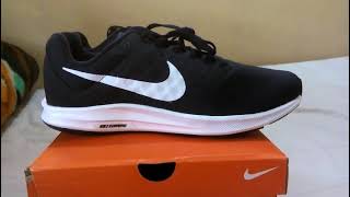 NIKE DOWNSHIFTER 7 BLACK & WHITE UNBOXING