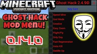 MÌNH LÀ HACKER | MOD GHOST HACK | Minecraft PE 0.14.0