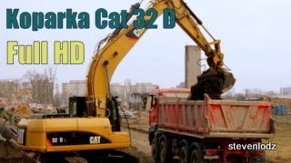 Koparka CAT 324 D ☆ Budowa stadionu ŁKS Łódź ᴴᴰ