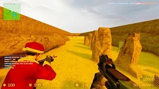 Counter Strike Source Zombie Escape mod online gameplay on Dust Escape map