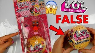 LOL SURPRISE FAKE CONFETTI POP COMPRATA IN EDICOLA A 3 EURO! COME L'ORIGINALE? Iolanda Sweets