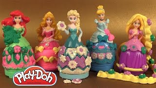 Play Doh Princesses Disney Robes étincelantes Pâte à modeler Play Doh Sparkle Glittering Gowns