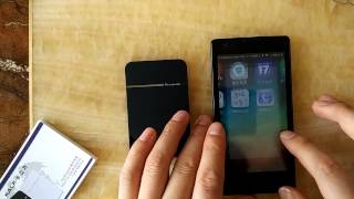 Mini dual sim card adapter via bluetooth one phone with 3 sim kalf  for android ios