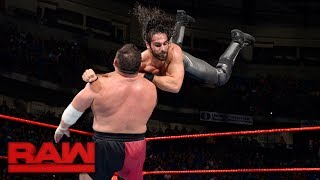 Seth Rollins vs. Samoa Joe: Raw, June 5, 2017