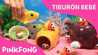 Tiburón Bebé y los Peces | Pez 123 de Plastilina | Animales | Pinkfong Canciones Infantiles