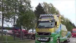 Malcolm group Scania V8 T cab Volvo FH16 Wrecker @ Peterborough truckfest 2015