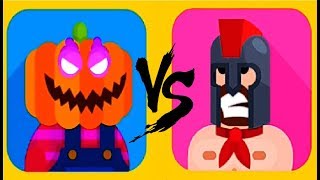 Bowmasters #61 Мультфильм Игра про ДУЭЛЬ ГЕРОЕВ Игровой мультик не для детей Боумастер