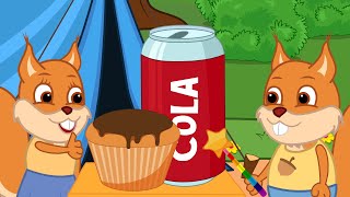 Famille d'Écureuil - Coca Cola Géant Vidéos Animé 2021 en Français 13+