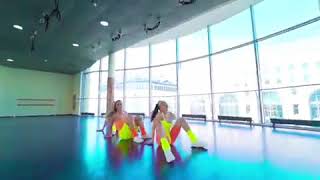 Beautiful 80's Dance Girls in neon Lycra leotards and shorts Part 2.