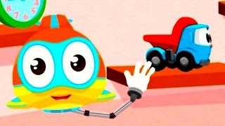 Flippy baut Leo Junior. Lehrreicher Zeichentrickfilm für Kinder.