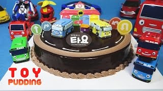 꼬마버스 타요 친구들 케익 파리바게트 또봇 미니 C 뽀로로 프랭크 장난감 또봇 장난감 Tayo Cake&toys