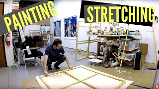 Preparation For New Paintings on Canvas | Bartosz Beda | Art | Artist | Oil Painting