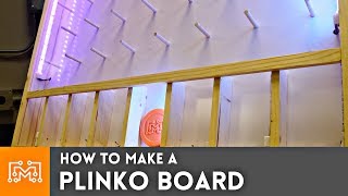 How to make a Plinko Board // Woodworking