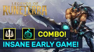 OP EARLY GAME COMBOS! 70% Win Rate! Cheap EXP Farming Deck! | Legends Of Runeterra