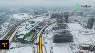 ЖК Биосфера - декабрь 2017. Видео отчет о ходе строительства. Первый Трест.