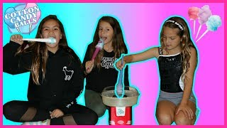 COTTON CANDY MACHINE !!! HOW TO MAKE COTTON CANDY "DIY" SISTER FOREVER