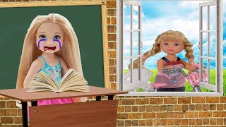 Сочинение на каникулах! мультик Барби про школу!