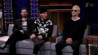 Джаред Лето/Jared Leto и группа 30 Seconds to Mars в гостях у Ивана. Вечерний Ургант. (13.03.2015)