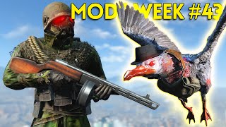 Fallout 4 TOP 5 MODS (PC & XBOX) Week #43 - ZOMBIE APOCALYPSE, BIRD COMPANION, PPSH 41