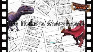 The Make a Storyboard Dinosaurs Battle