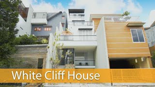 A 6,5 meter wide-house on a cliff in Bandung | House Feel Home Ep.4 - White Cliff House