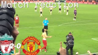 MO SALAH GOAL CELEBRATION WITH ALLISSON | MATCH REACTION | LIVERPOOL 2-0 MAN UTD