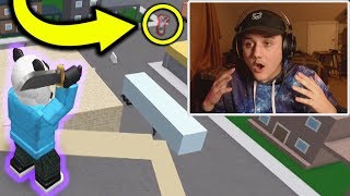 INSANE ACROSS THE MAP TRICKSHOT! (Roblox Knife Simulator)