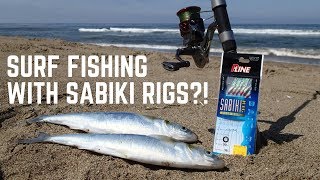 Surf Fishing with Sabiki Rigs?!