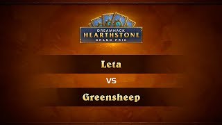 Leta vs Greensheep, 1/4, DreamHack Summer 2018
