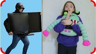 Пропал ТЕЛЕВИЗОР!!! Кто то пробрался в наш дом!