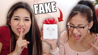 FAKE AIRPOD CHRISTMAS PRANK!!!